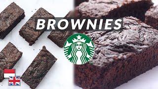 Panggang Dua Kali Rahasia Resep Brownies Ala Starbucks Atas Garing Daleman Empuk 100% Sukses