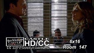 Castle 6x16  Room 147  Caskett Talk About Alexis in  Precinct HDCC