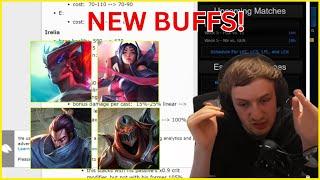 Nemesis Opinion On Upcoming Irelia Yone Zed And Yasuo Buffs  League of Legends Clip