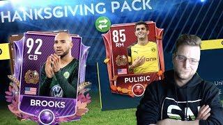 American Thanksgiving Promo in FIFA Mobile 19 Massive Thanksgiving Pack Opening Claiming Pulisic