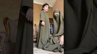 Po Abaya set hijab. #abaya #hijab #niqab #muslimah