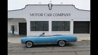 1967 Pontiac GTO Convertible Walk Around Video for sale at Motor Car Company