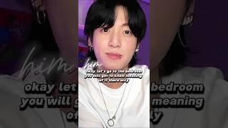 POV when you ask your boyfriend to teach you french but him....  jkff #bts #jungkook #army #fypシ