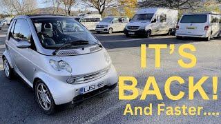 Our CHEAP Smart Car is FIXED and FAST - First Drive with a Remap Tuned Smart 450