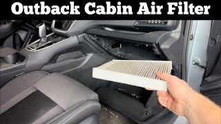 How To Change 2020 - 2022 Subaru Outback Cabin Air Filter - Replace AC Filter Replacement Location