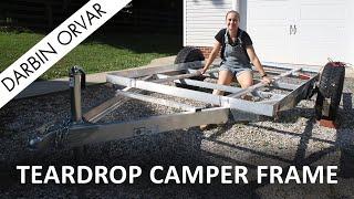 How To Make a Teardrop Trailer Frame & Add Axle-less Suspension