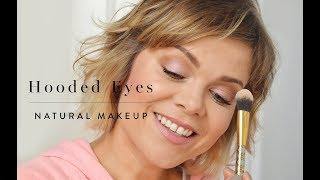 Natural makeup for Hooded eyes - great for aging eyes