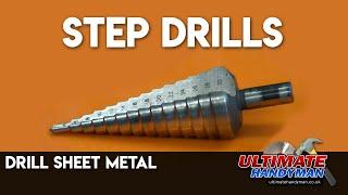 Step drills  drill sheet metal