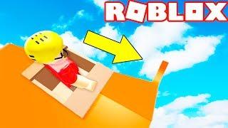 САМАЯ СКОЛЬЗКАЯ ДЕТСКАЯ ГОРКА НА 999999999 МЕТРОВ В РОБЛОКС Roblox