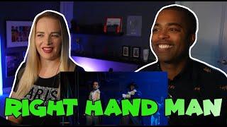 Hamilton theatrical performance - Right Hand Man Jane and JV BLIND REACTION 