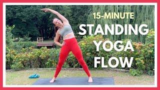 15 min Standing Yoga Stretch - Yoga without a mat