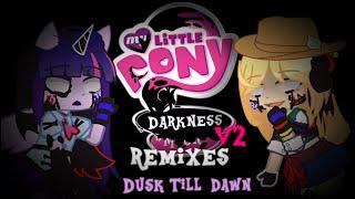 FNF Dusk Till Dawn - GACHA VERSION VS Corrupted Twilight  MLP Darkness Remixes V2