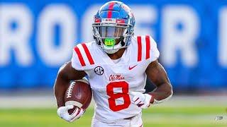 Welcome to New York  Ole Miss WR Elijah Moore Highlights ᴴᴰ