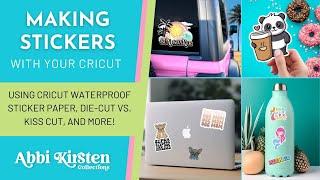 How To Use The Printable Waterproof Sticker Set With The Cricut Joy Xtra Step-by-Step Tutorial