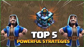 Updated TOP 5 TH13 Attack Strategies you know for July 2024  Best Th13 Attack Strategy coc