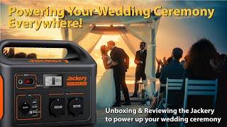 Jackery Portable Power Station Unboxing & Review Wedding DJ - Can It Power Your Wedding Ceremony?