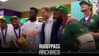 When Prince Harry celebrated with the Springboks after Rugby World Cup final  RugbyPass Archives