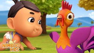 Kukdoo Koo कुकडू कू Nimboo Kids Rhymes Hindi Kids Videos