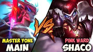 PINK WARD SHACO VERSUS CRINGE YONE MAIN ONE TRICK BATTLE