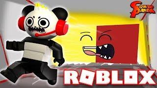 DONT GET CRUSHED BY A SPEEDING WALL IN ROBLOX Lets Play with Combo Panda