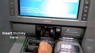 How to deposit money in ATM  CDM machine