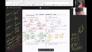 Trigonometric Identities with Reciprocal Ratios Anil Kumar Guides Aryan NC Math 3 Grade 8 Student