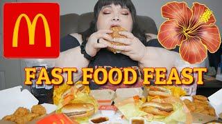 McDonalds Fast Food Feast Mukbang