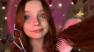 ASMR Cozy Haircut & Pamper Session ️ Layered Sounds