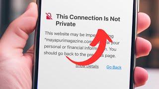 This connection is not private iPhone Safari  This website may be impersonating Problem iPad Fix