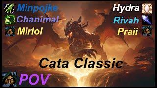 Cata Classic  RShamy ALock SRogue vs DPriest FrostMage SRogue  S9