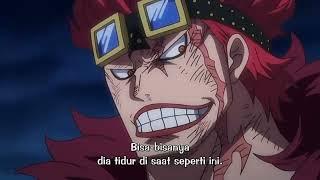 Luffy Tertidur Saat Mode Haibrid KAIDO  One Piece Episode 1021 Sub Indo