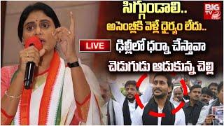 YS Sharmila Fires On YS Jagan  సిగ్గుండాలి..జగన్ ను చెడుగుడు ఆడుకున్న షర్మిల  BIG TV