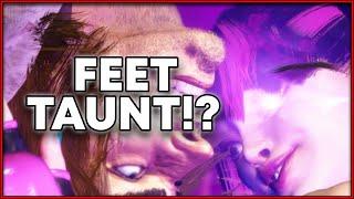 Street Fighter 6 - JURI has a FOOT TAUNT? - All Juri Taunts