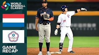 Netherlands vs Chinese Taipei Game Highlights  2023 World Baseball Classic