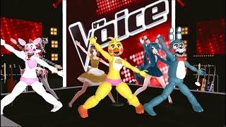 FNAF dance «Bellydance & Gigantic» La Voz MMD  Halftime Show