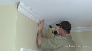 How To Cut & Install Crown Moulding