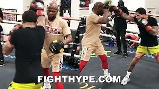 FLOYD MAYWEATHER PREFECTING GERVONTA DAVIS SHOTGUN JAB DRILLS TBE GAME PLAN FOR LEO SANTA CRUZ