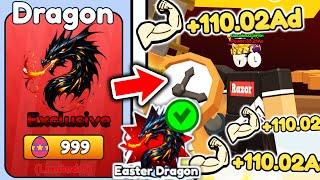 I Bought MOST EXPENSIVE EASTER DRAGON PET and BEAT NEW WORLD in Roblox Sisyphus Simulator..