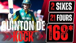 Fearlessness and Triumph De Cocks Epic Century demolish Bangladesh #quintondekock #bangladesh