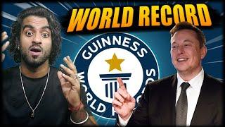 Elon Musk Set Guinness World Records