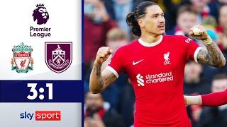 Reds erobern Tabellenführung zurück   Liverpool - Burnley  Highlights - Premier League 202324