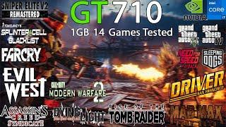 GeForce GT 710 1GB In 2024  14 Games Tested  #gt710