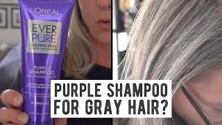 I Tried Purple Shampoo for a Month  What Did Purple Shampoo Do for My Brown and Gray Hair?