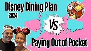 Disney Dining Plan VS  Paying out of Pocket ? Which is the better deal? Is it worth it? Find out