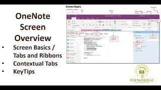 OneNote Screen Overview