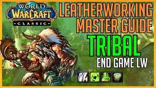 Classic Vanilla WoW Professions  Tribal Leatherworking Master Guide Leatherworking