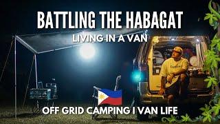 3 DAYS OFF-GRID VAN LIFE CAMPING l BATTLING THE HABAGAT l VAN LIFE EP.12