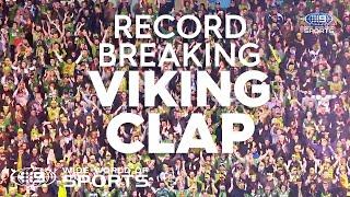 The record-breaking Viking Clap at Canberra Stadium  NRL on Nine