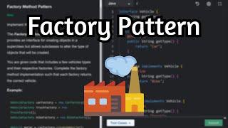 Implement the Factory Method Design Pattern