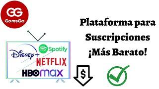 GamsGo Paga Menos Netflix Prime Video HBO. Más Económico. 2024